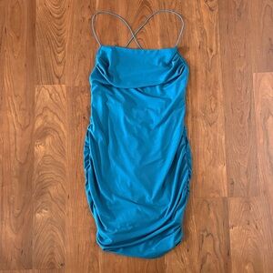 Teal Mini Dress